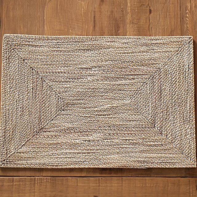 Tara Rectangle Placemat - Light Natural