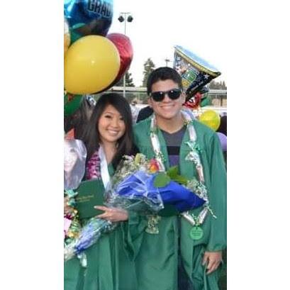 High School grad! The last photo we took together until we reunited.