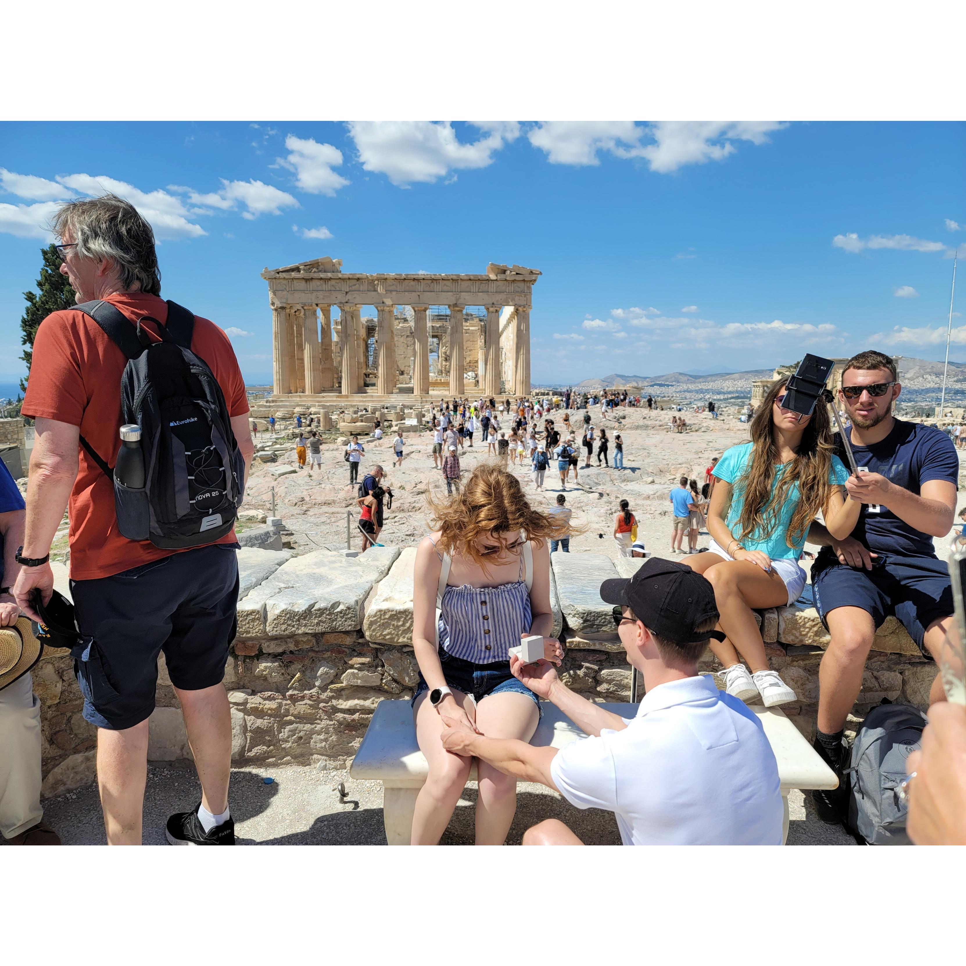 Daniel's Proposal at the Acropolis