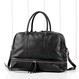 Personalized Vegan Leather Transport Duffel