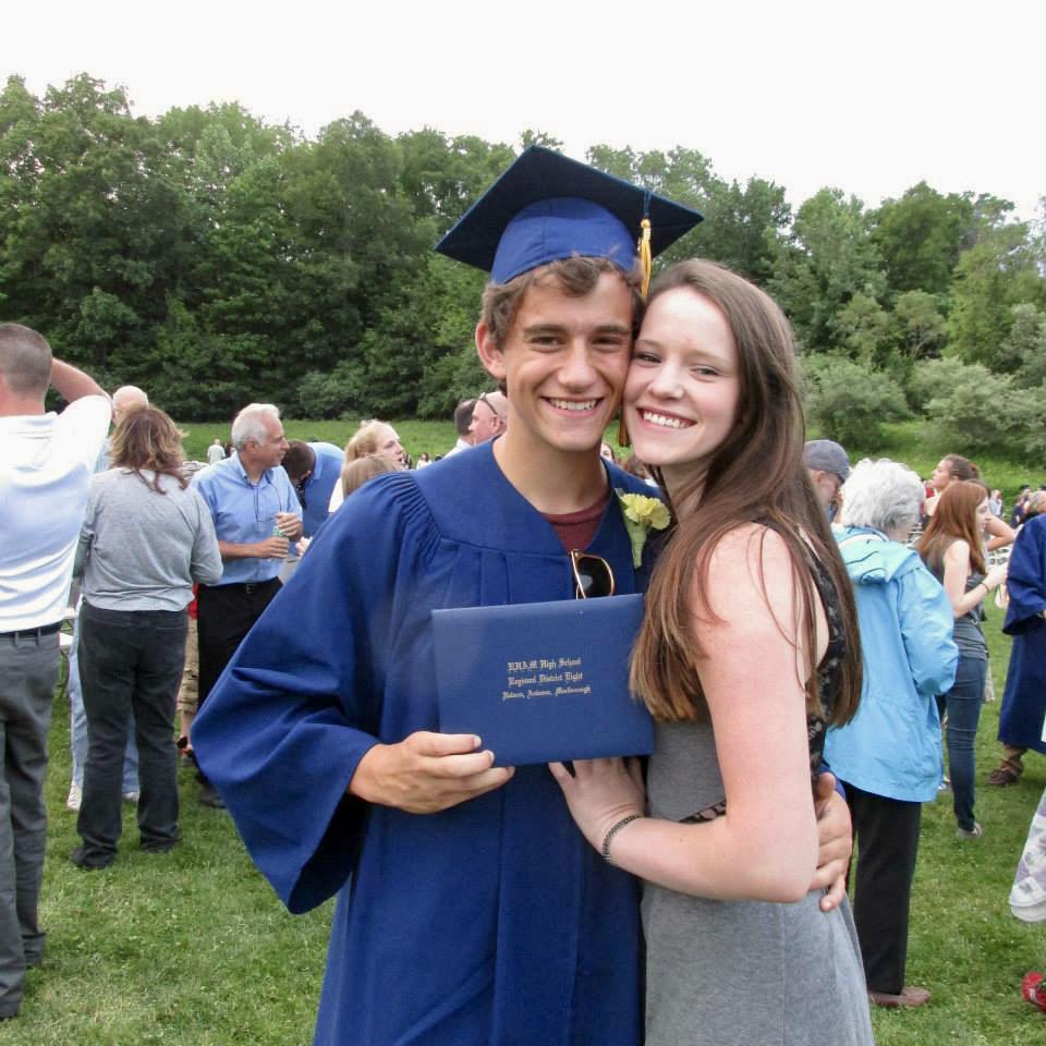JD's high school graduation
