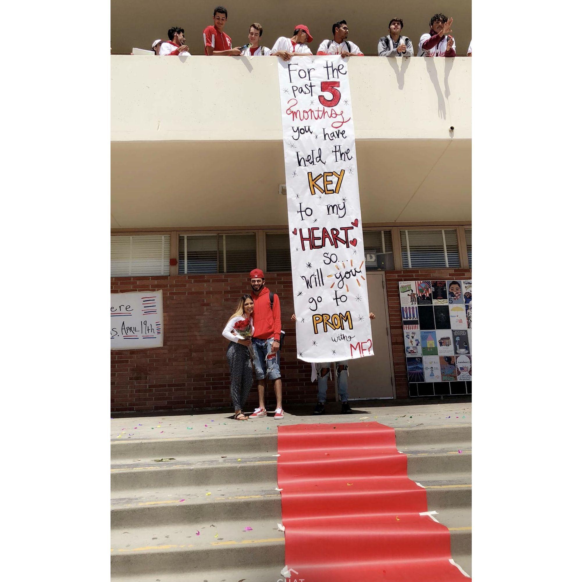 He asked me to prom