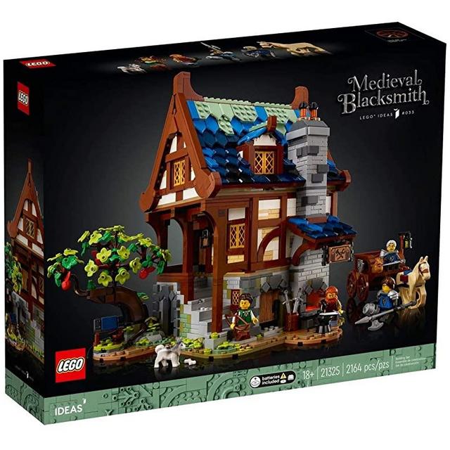 Lego Ideas Medieval Blacksmith Shop 21325
