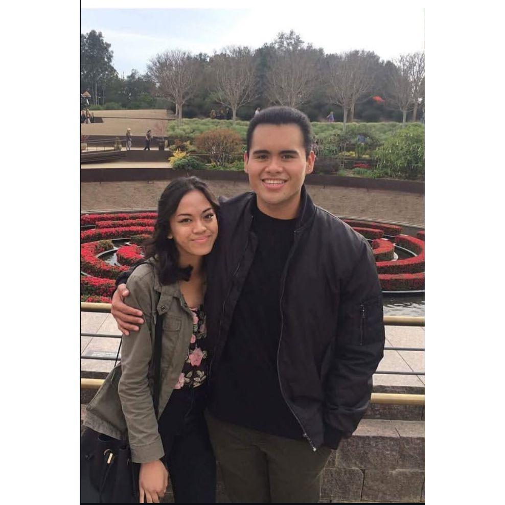 2017, our first date at The Getty