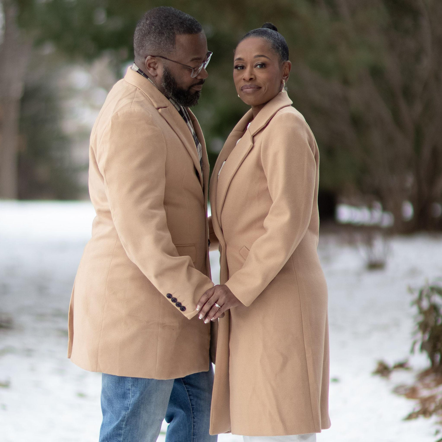 Engagement photo session.