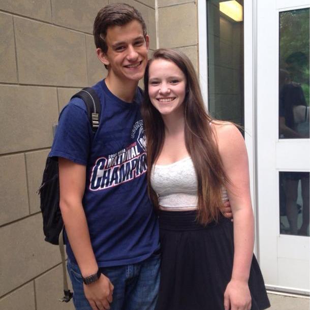 Our first picture together outside of RHAM!