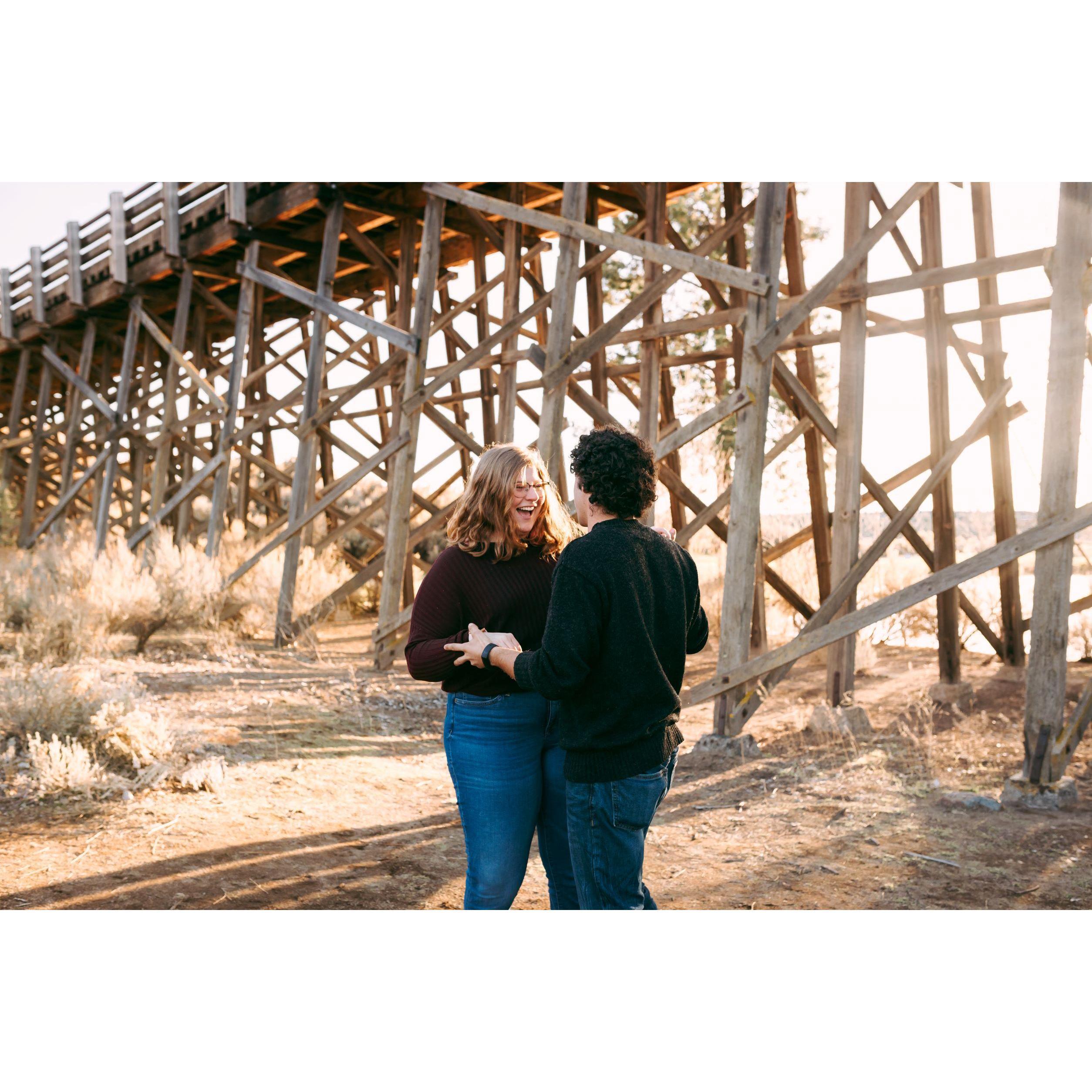 First thought: Ring around the Rosie