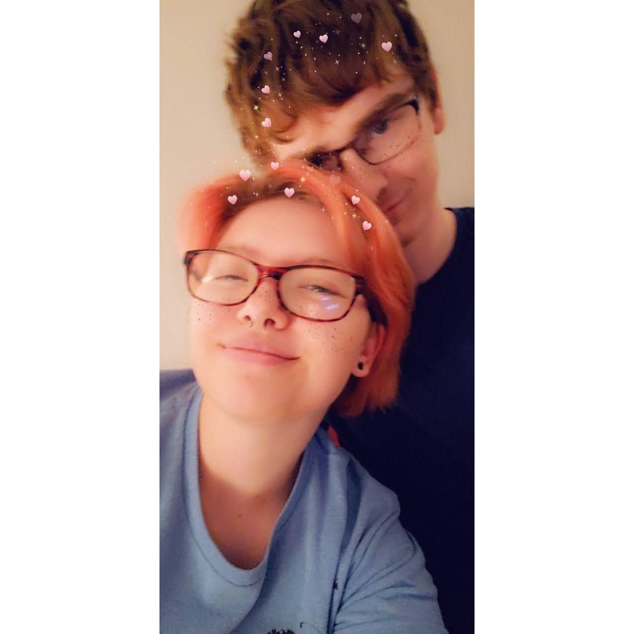 This is the first picture we ever took together.