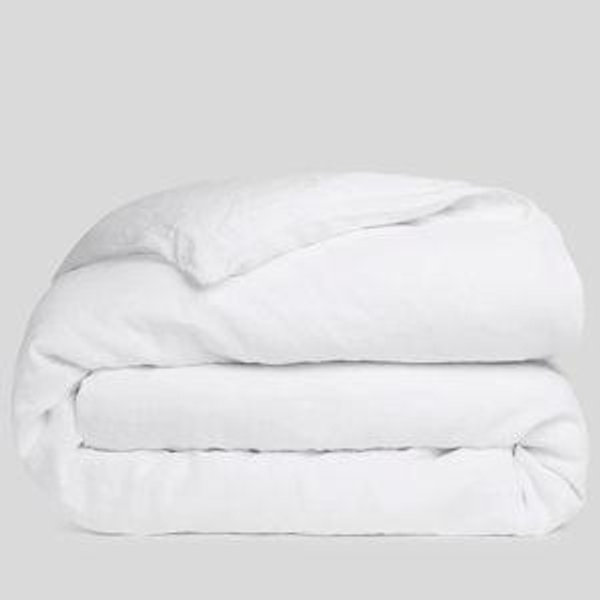Linen Duvet Cover (White) - Queen
