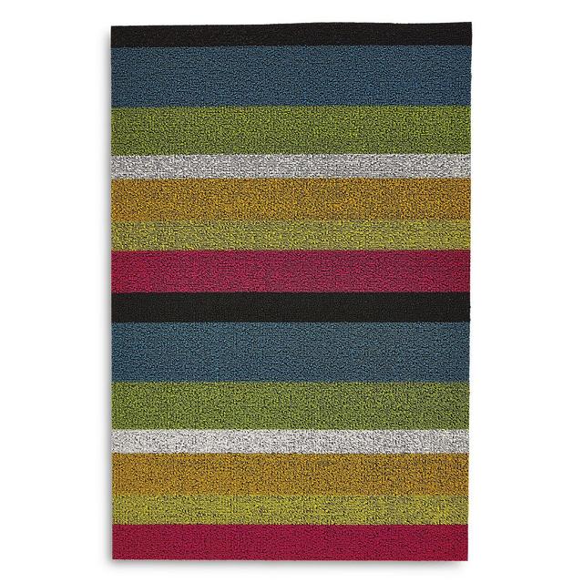 Chilewich Bold Stripe Shag Floor Mat, 24" x 36"