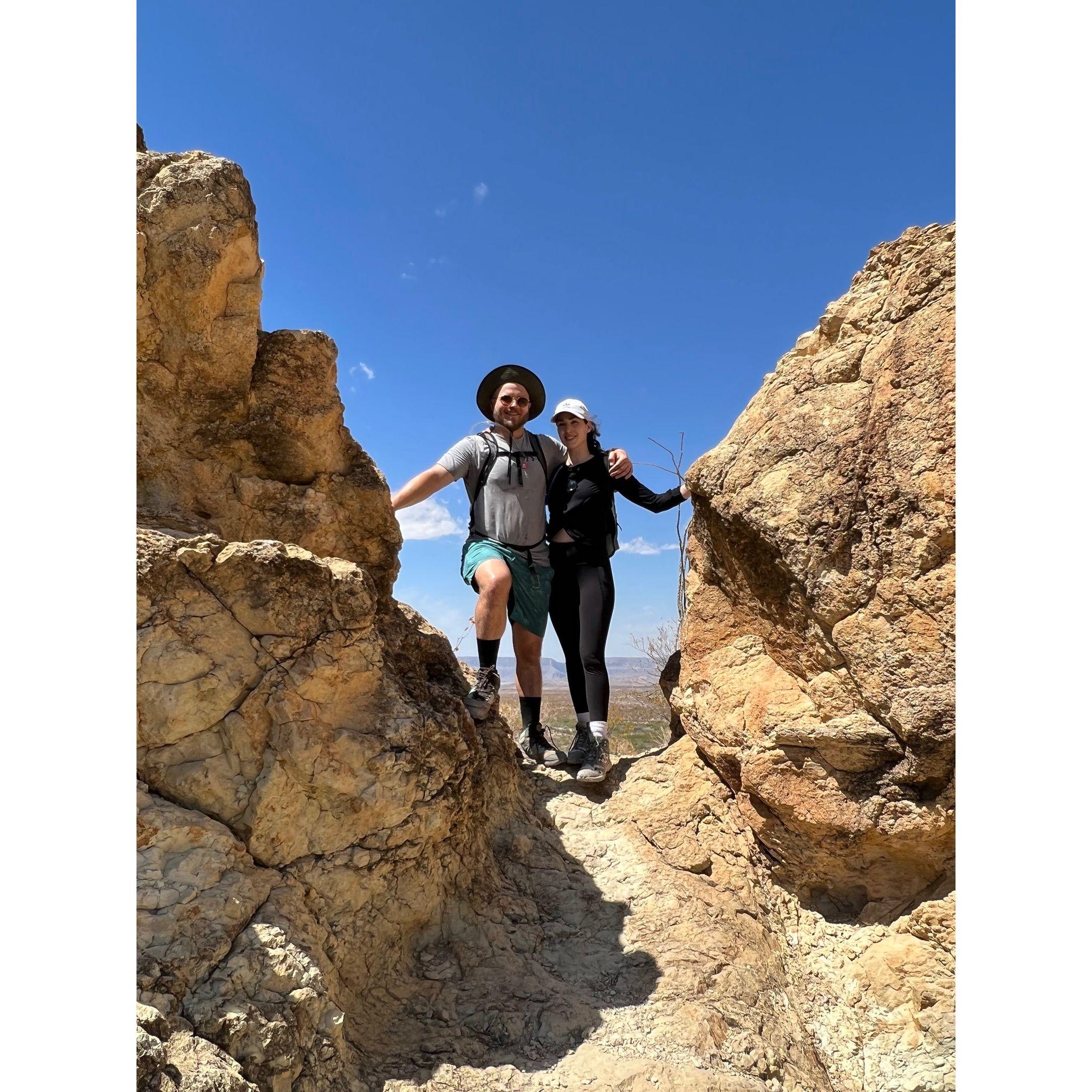 Big Bend National Park in TX with The Frisbee clan.  April 2022