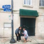 The Corner of Julia Street & Fulton Street