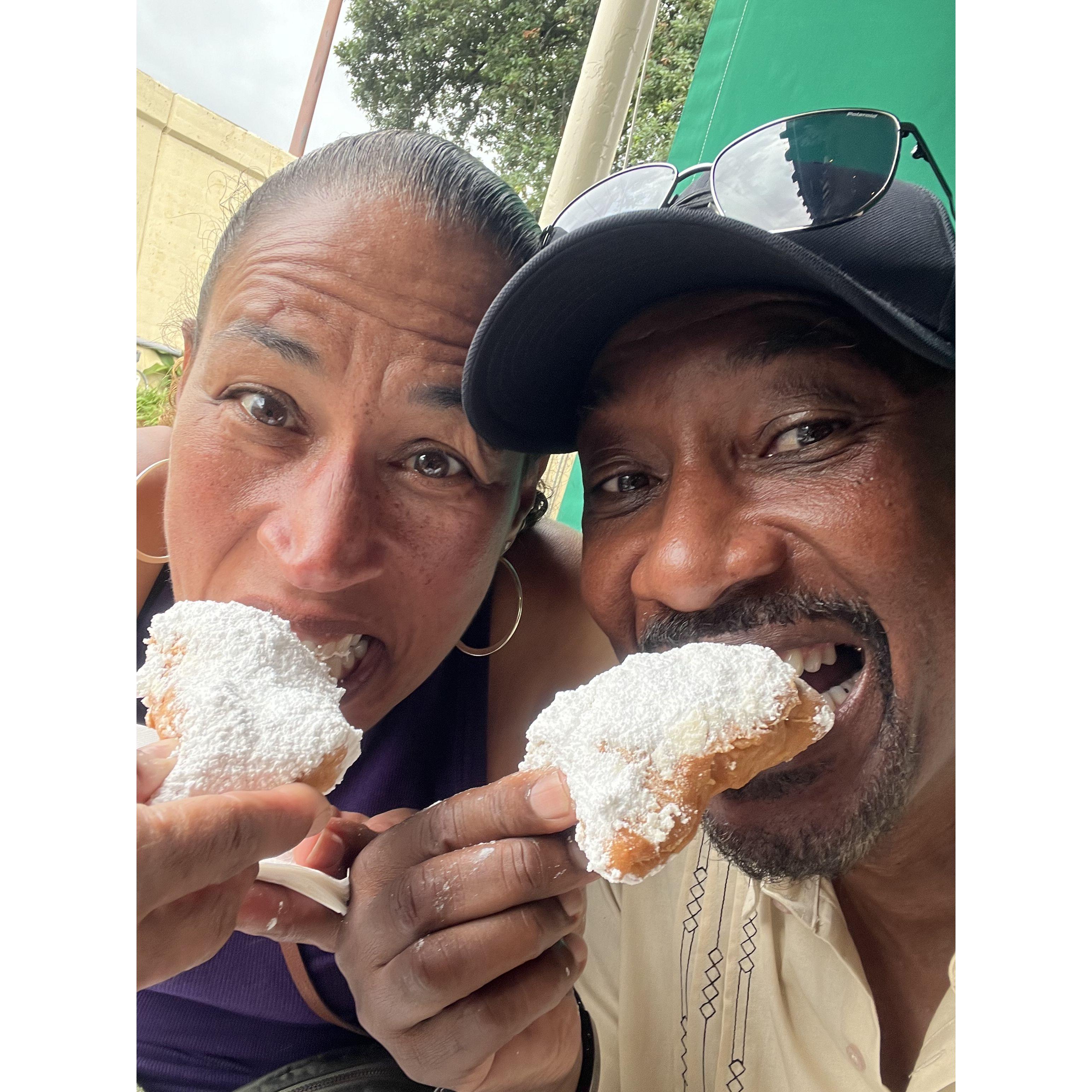 If you've going to New Orleans you'd better try a beignet!