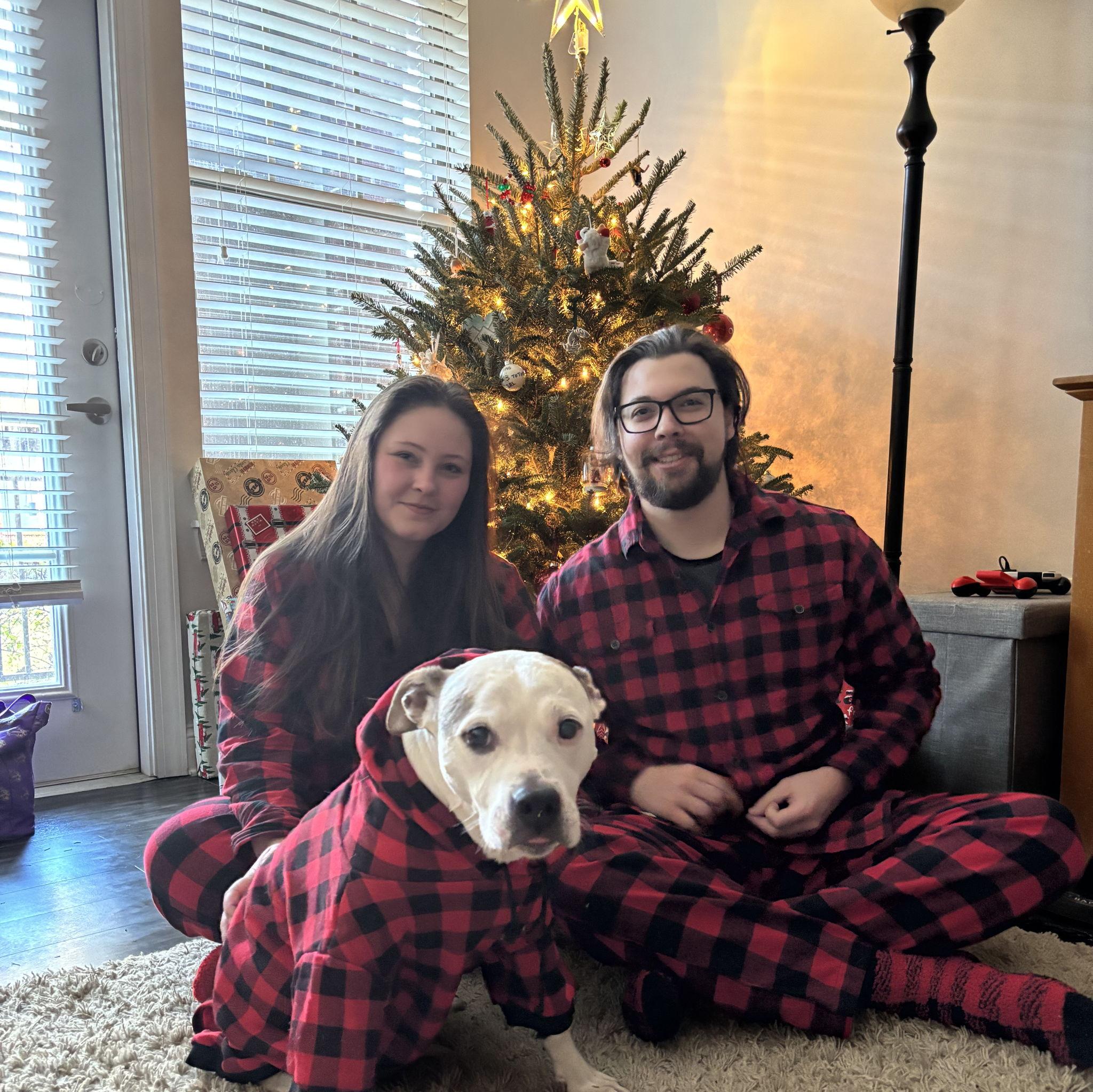 Our matching Christmas jammies!