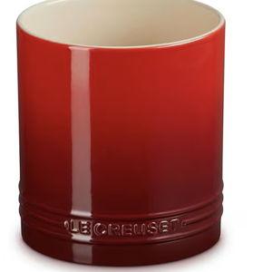 Le Creuset Stoneware Signature Utensil Crock, red, 1-quart | Dillard's