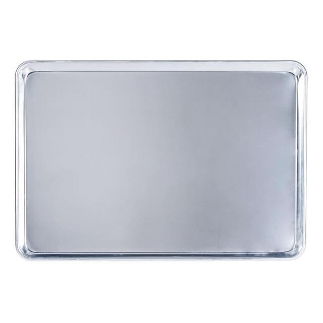 Baker's Mark 18" x 26" Full Size 19 Gauge Wire in Rim Aluminum Bun Pan / Sheet Pan