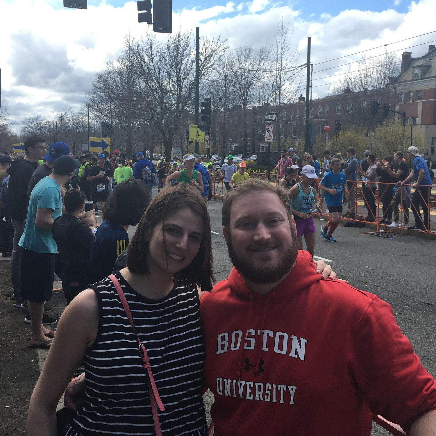 Sarah's first Boston Marathon