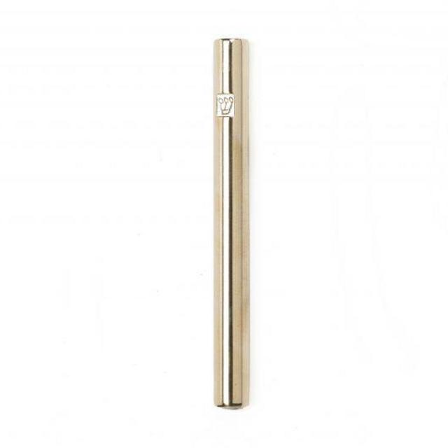 Tubular Mezuzah Shiny Brass