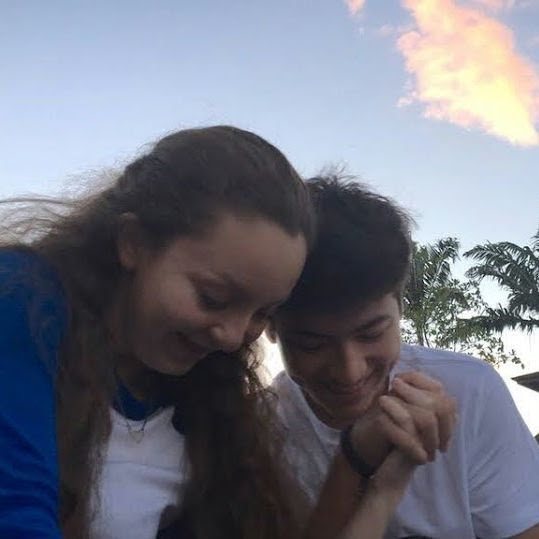 Shoutout Maliah for capturing the first time we ever held hands
