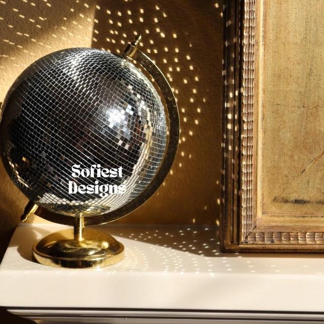 Gold Disco Globe