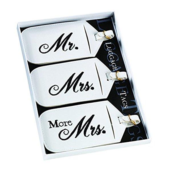 Lillian Rose Mr. and Mrs. Luggage Tags, Set of 3