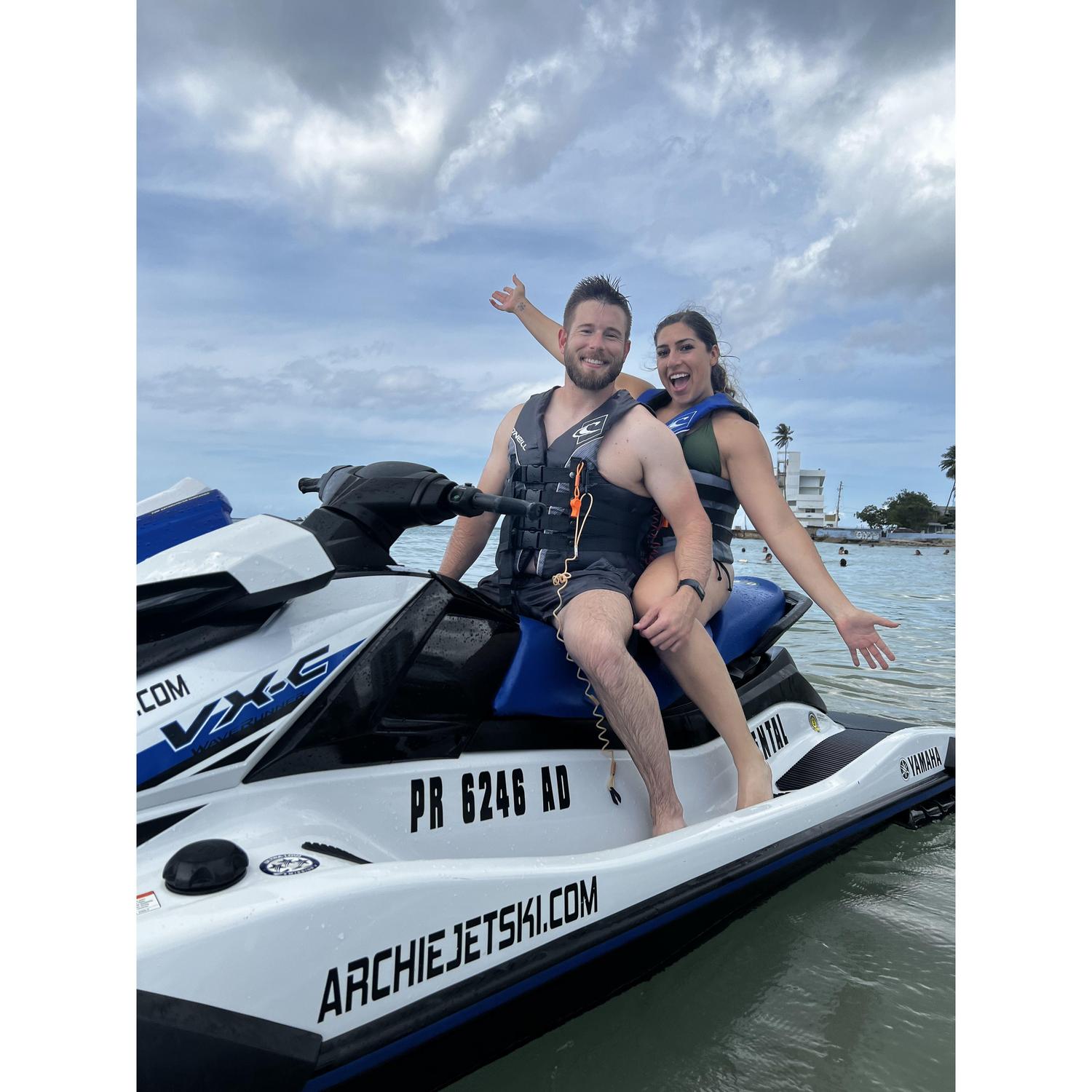 Jet skis in Puerto Rico