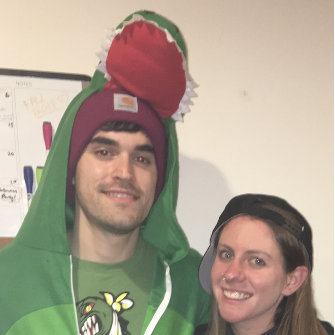 Our first photo together. Halloween 2018