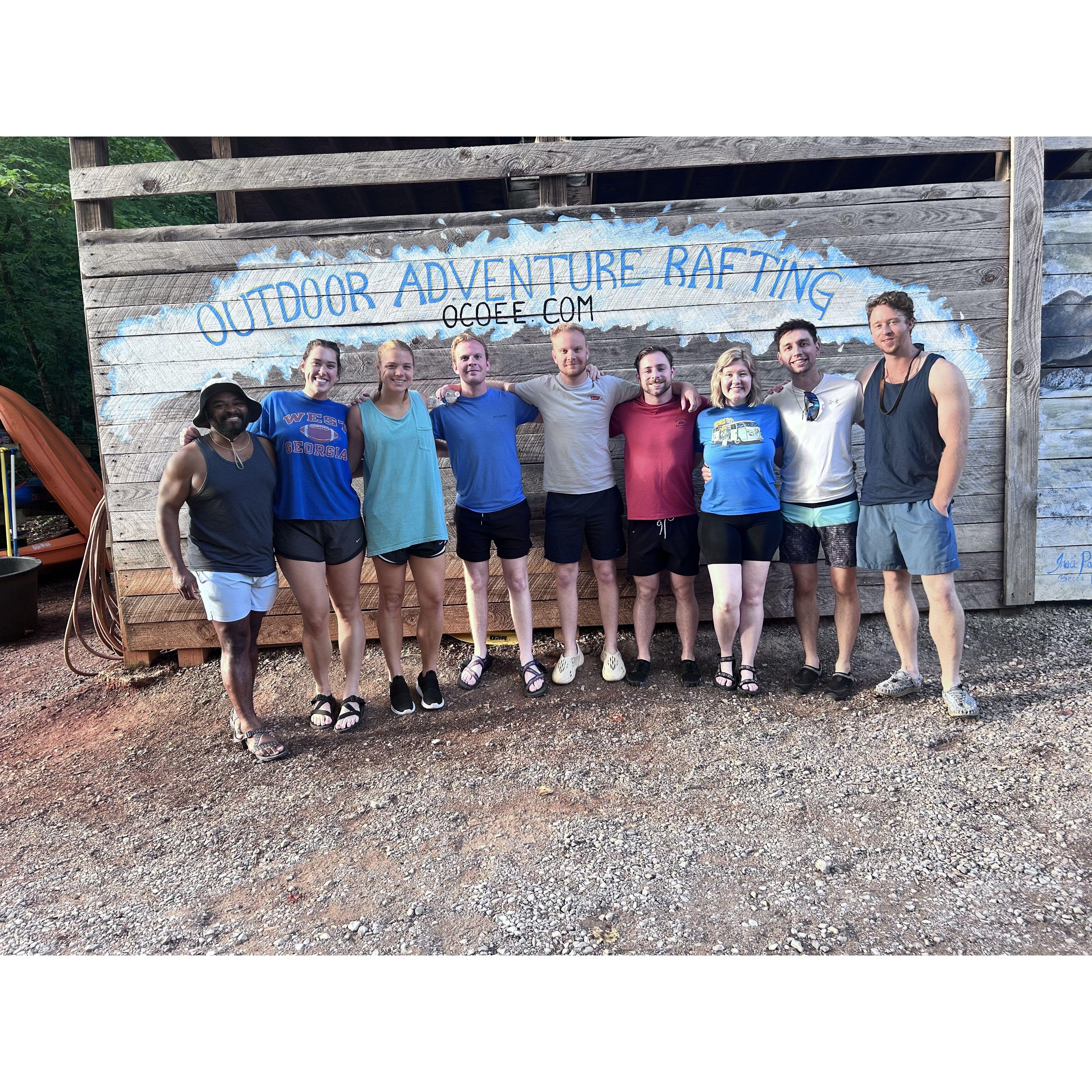 Rafting trip down the Occoe River