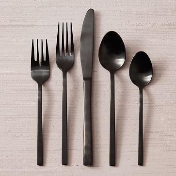 West Elm - Matte Black Flatware Set