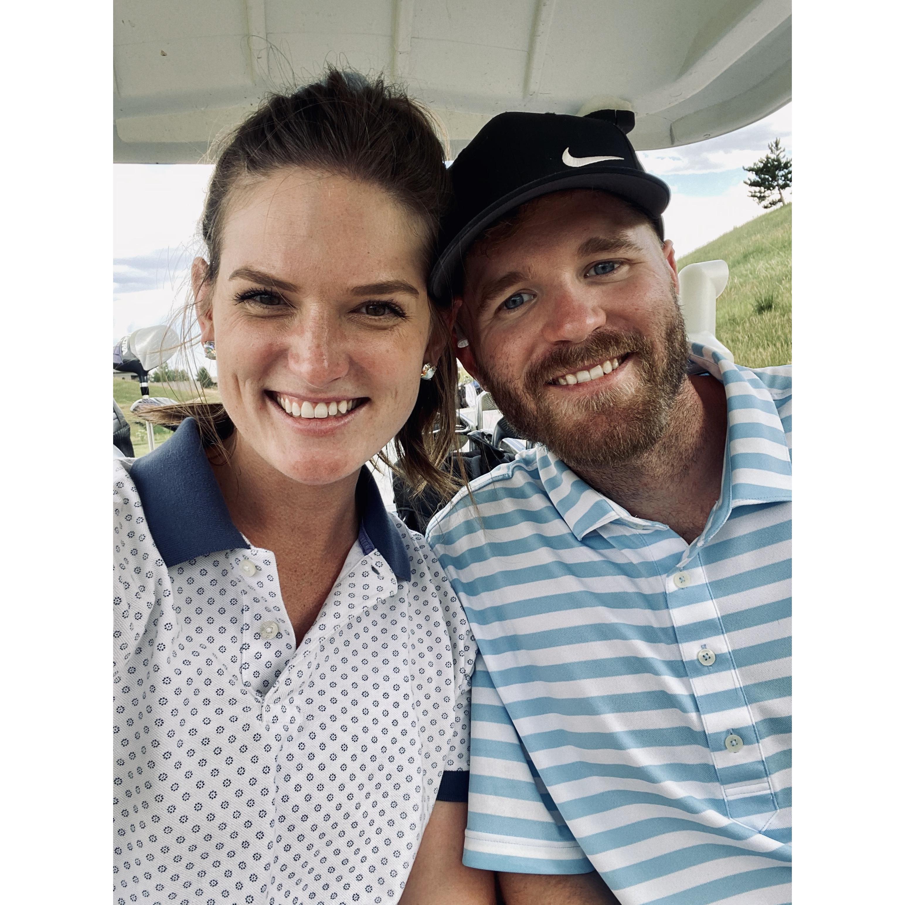 2020: a lot of weekends spent golfing during the pandemic
