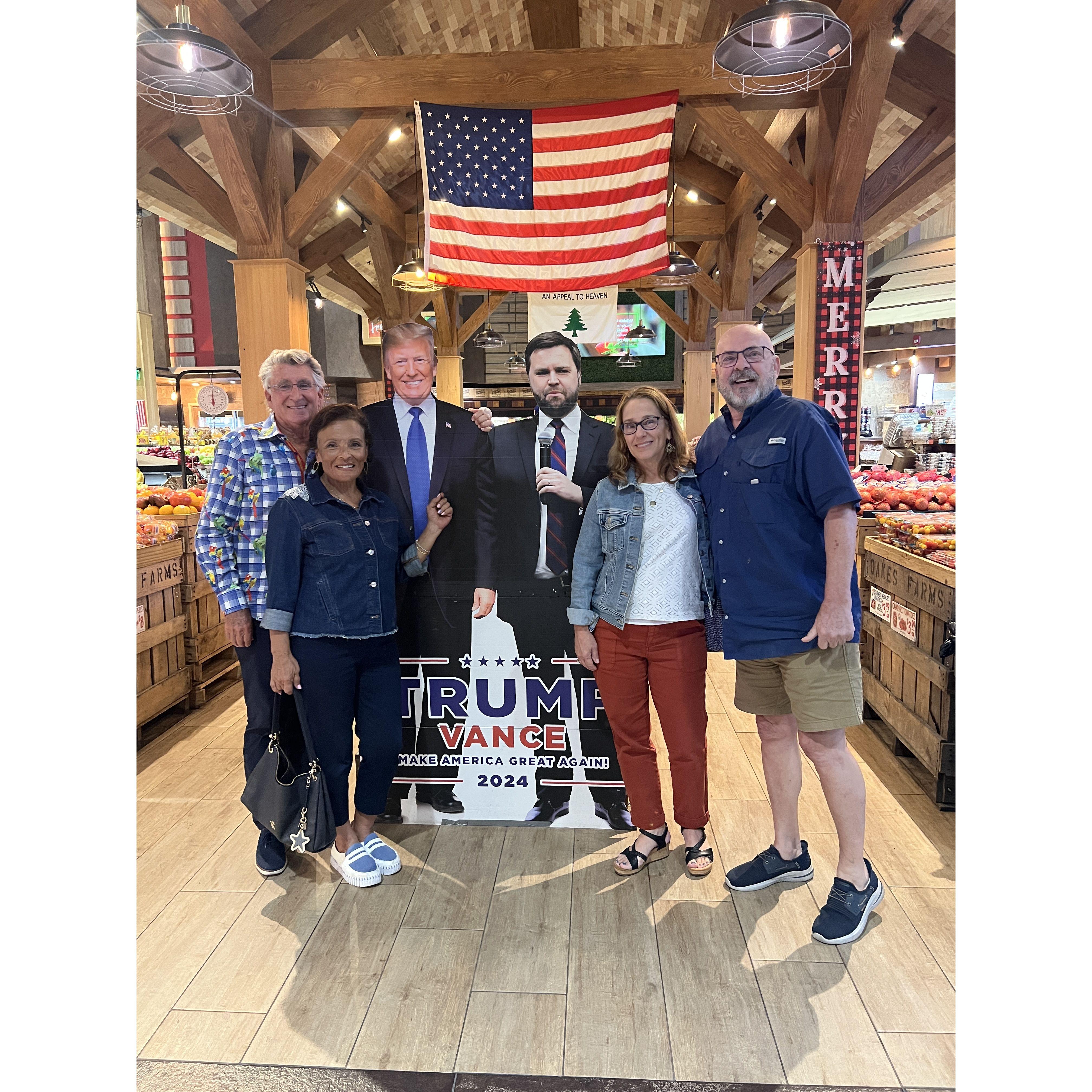 Visiting with the Donald