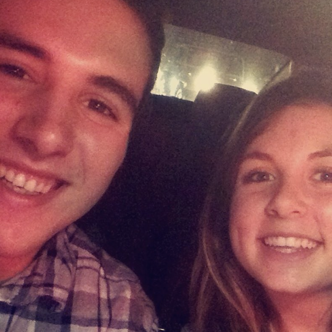 Our first Valentine's Day together!