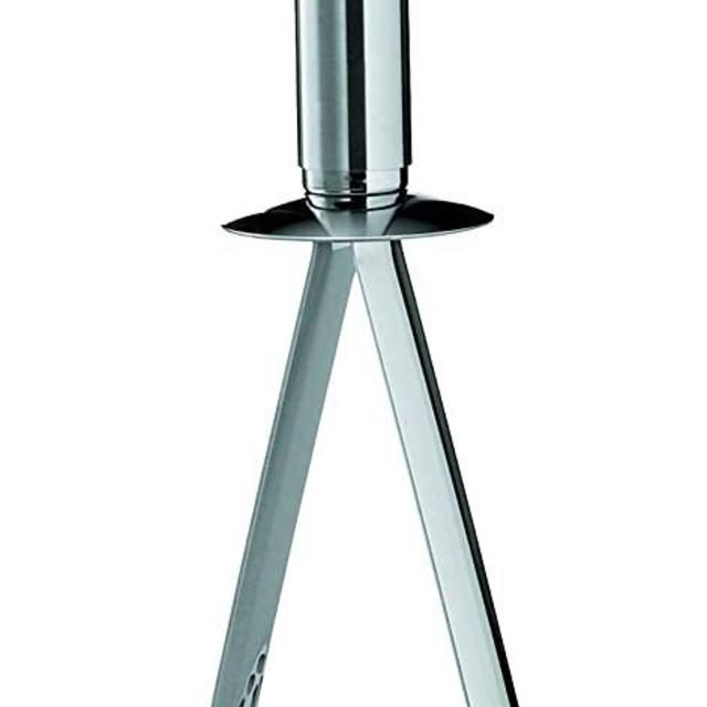 Rösle Stainless Steel Round and Flat Potato Masher, 10.24-inch
