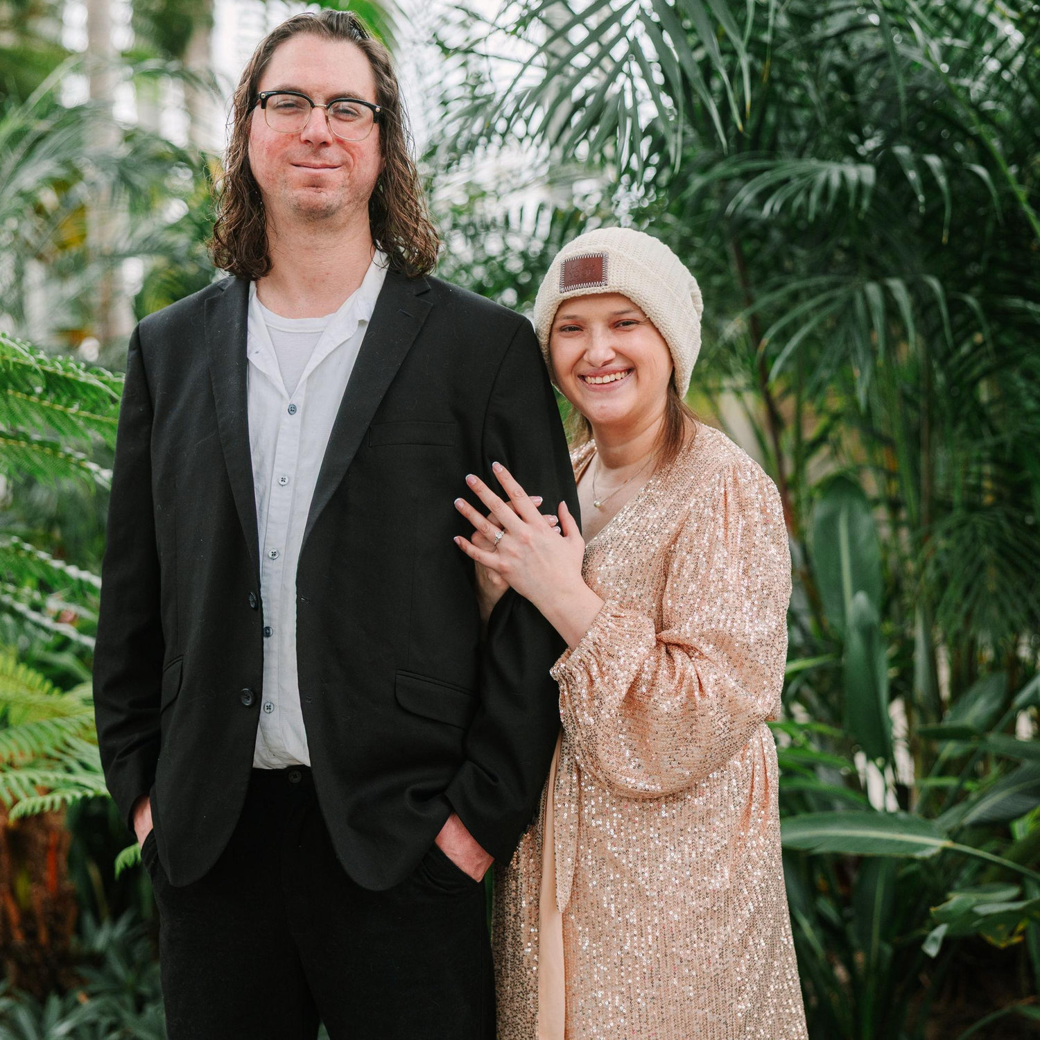 Thank you to our wonderful photographer, a close friend, Lauren Schlesselman of Lauren Nicole Imagery for capturing our engagement pictures at the Jewel Box and The Muny in Forest Park!