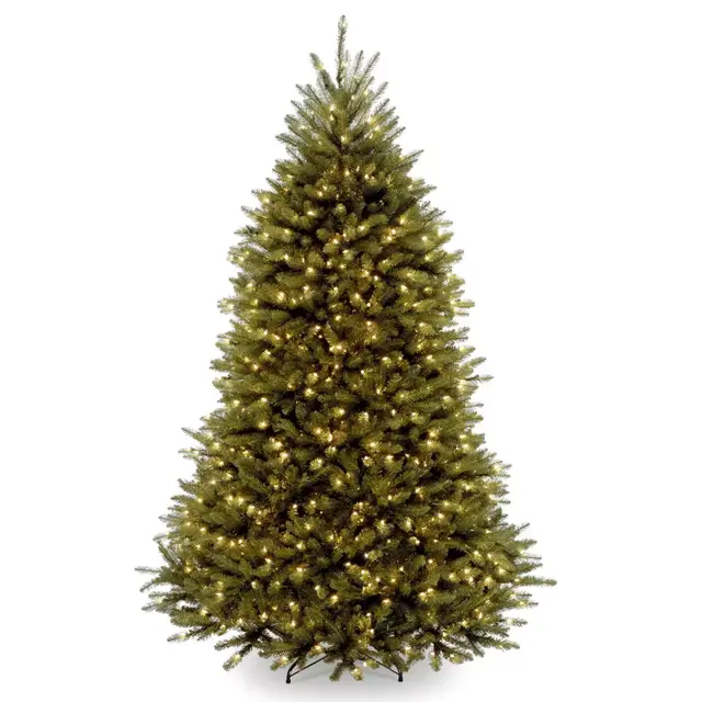 National Tree Company 6-Foot Pre-Lit Dunhill Fir Artificial Christmas Tree