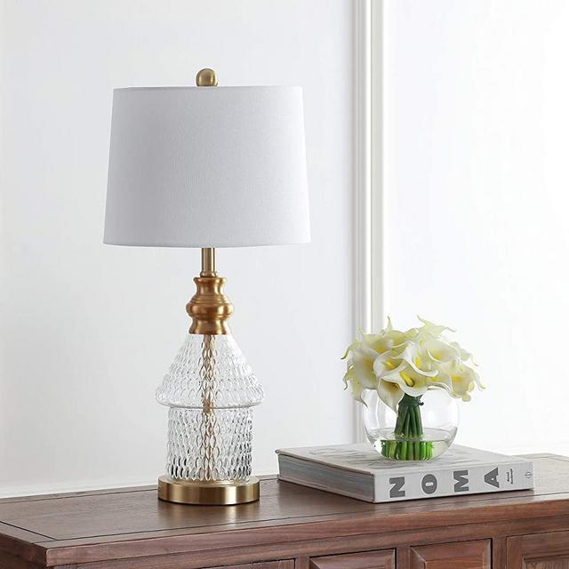Safavieh TBL4200A Lighting Collection Camden Clear 24.5-inch Table Lamp, H