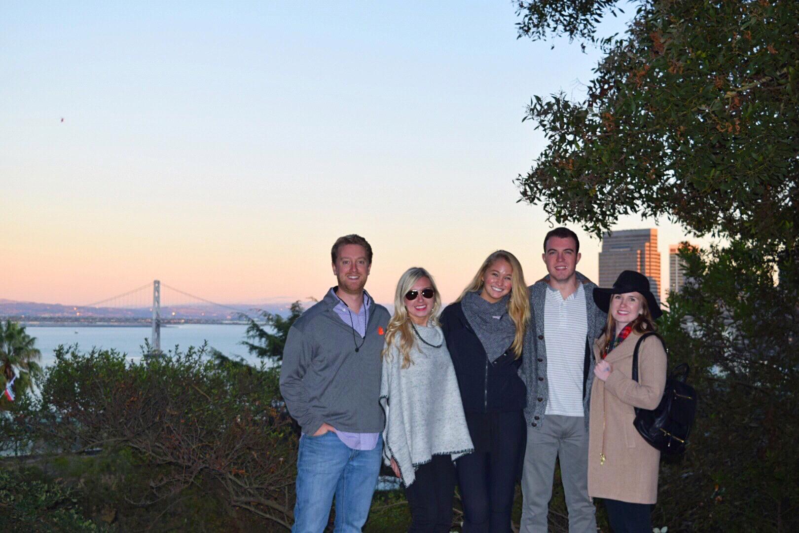 San Francisco for Cousin Taylor's wedding November 2017