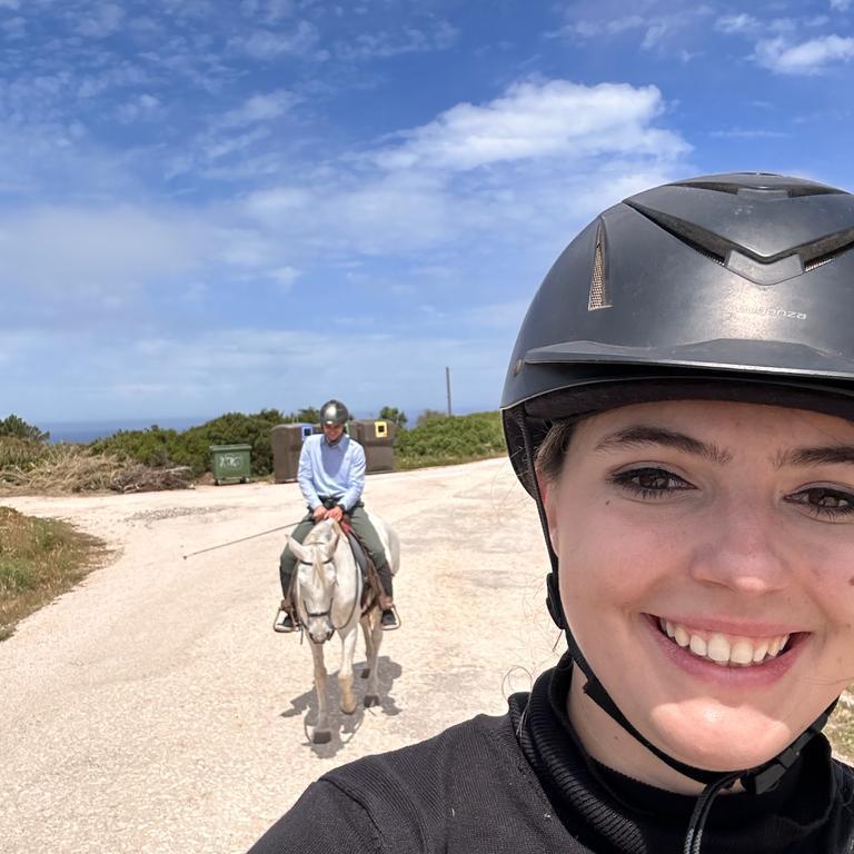 Horse riding somewhere in Portugal