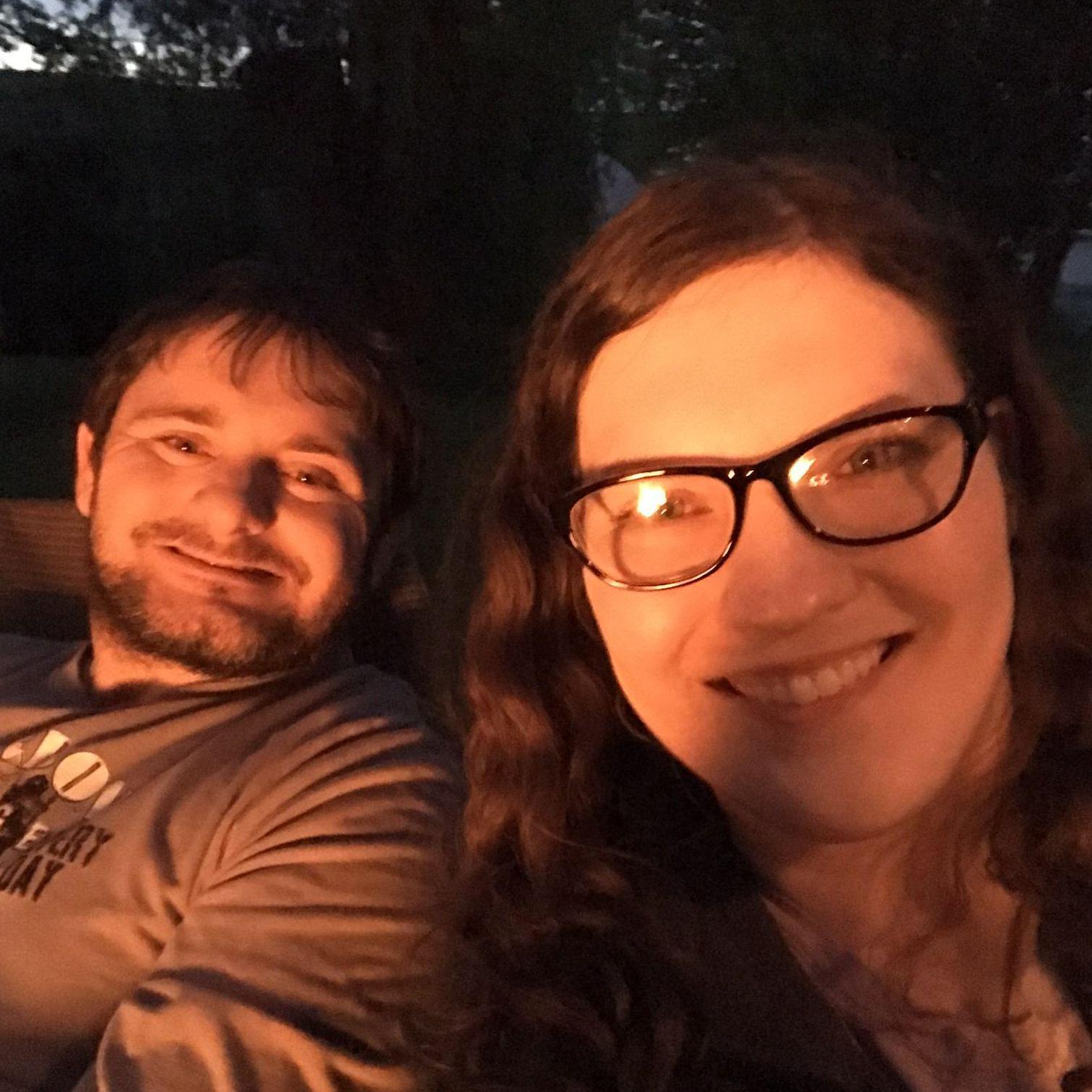 Hanging by the bonfire in Saint Clair Shores, Michigan June 2022