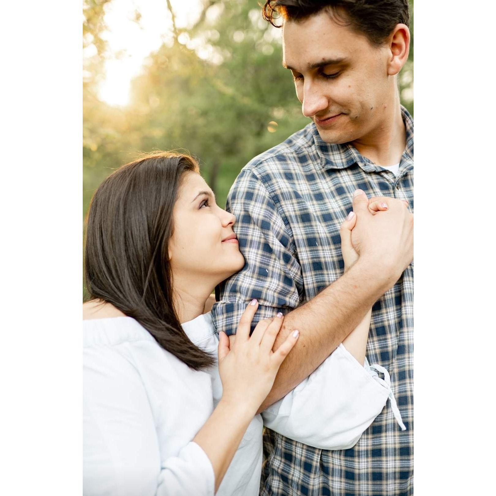 Shout out to Angie Brokaw for this series of photos. They look like engagement photos but they're not. When you see her at the wedding, be sure to smile.