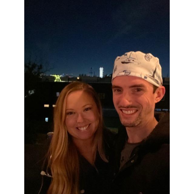 Dressed up as Derek and Meredith for Halloween 2020!