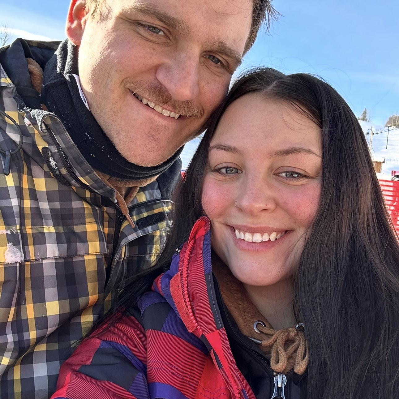 First time snowboarding