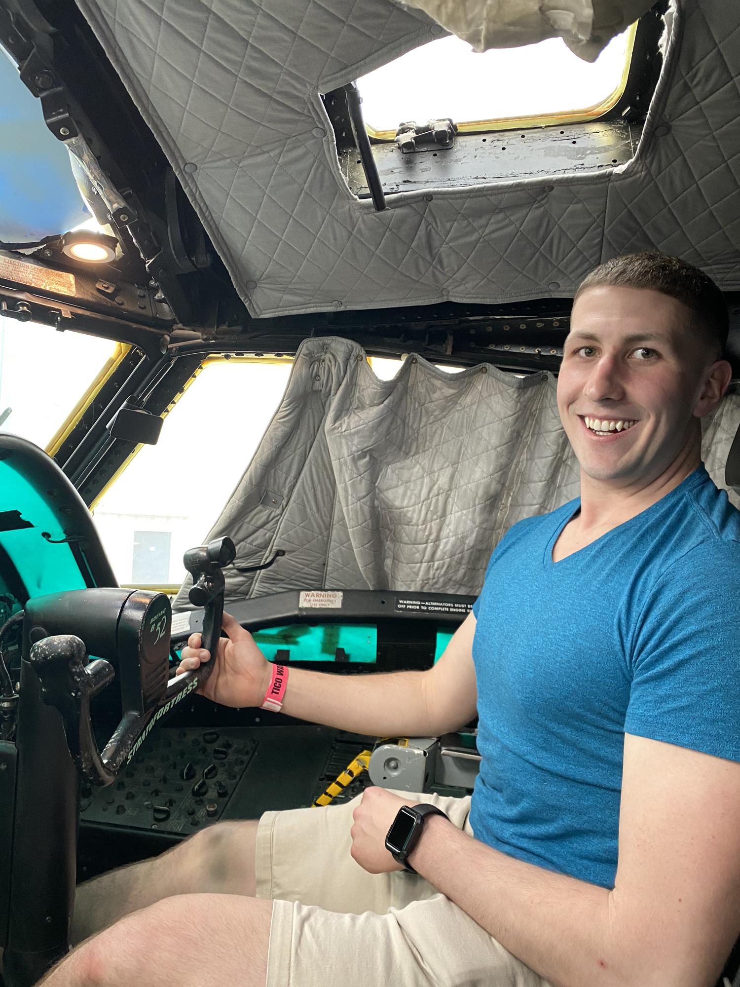 Of course our first date was at a Warbird museum!