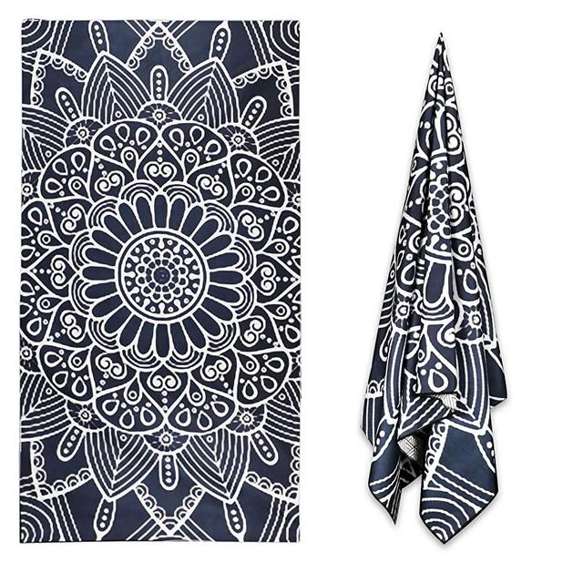 Sand Proof Microfiber Beach Towels – 60" 30" Quick Fast Dry Beach Towel Oversized Compact Blanket for Outdoor Travel Swim Pool Camping Sand Free Personalized Lightweight