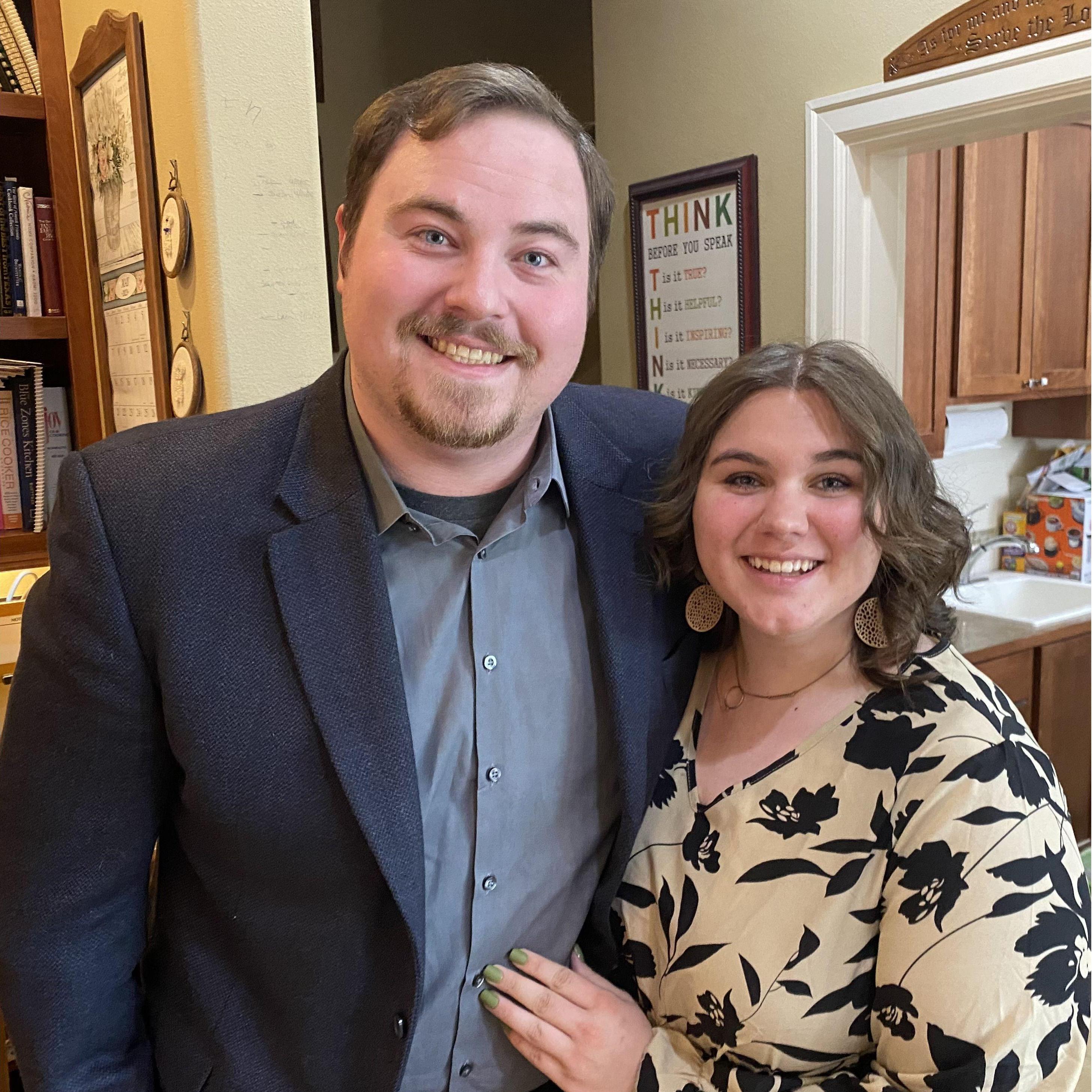 Attending our first wedding as a couple
