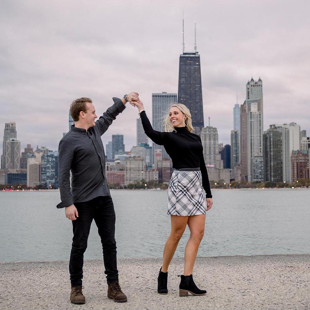 We love this picture, because it shows our love for Chicago & dancing!