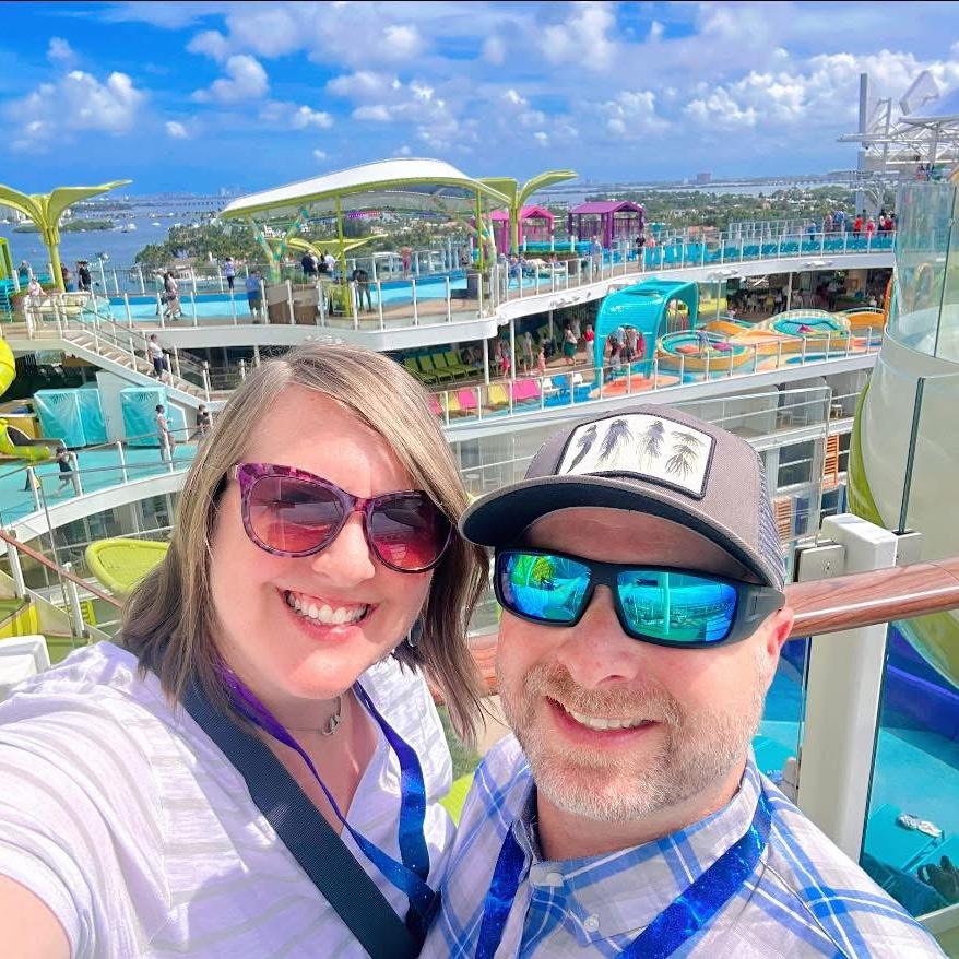 Nick agreed to his first cruise to make me happy! July 2024 🚢