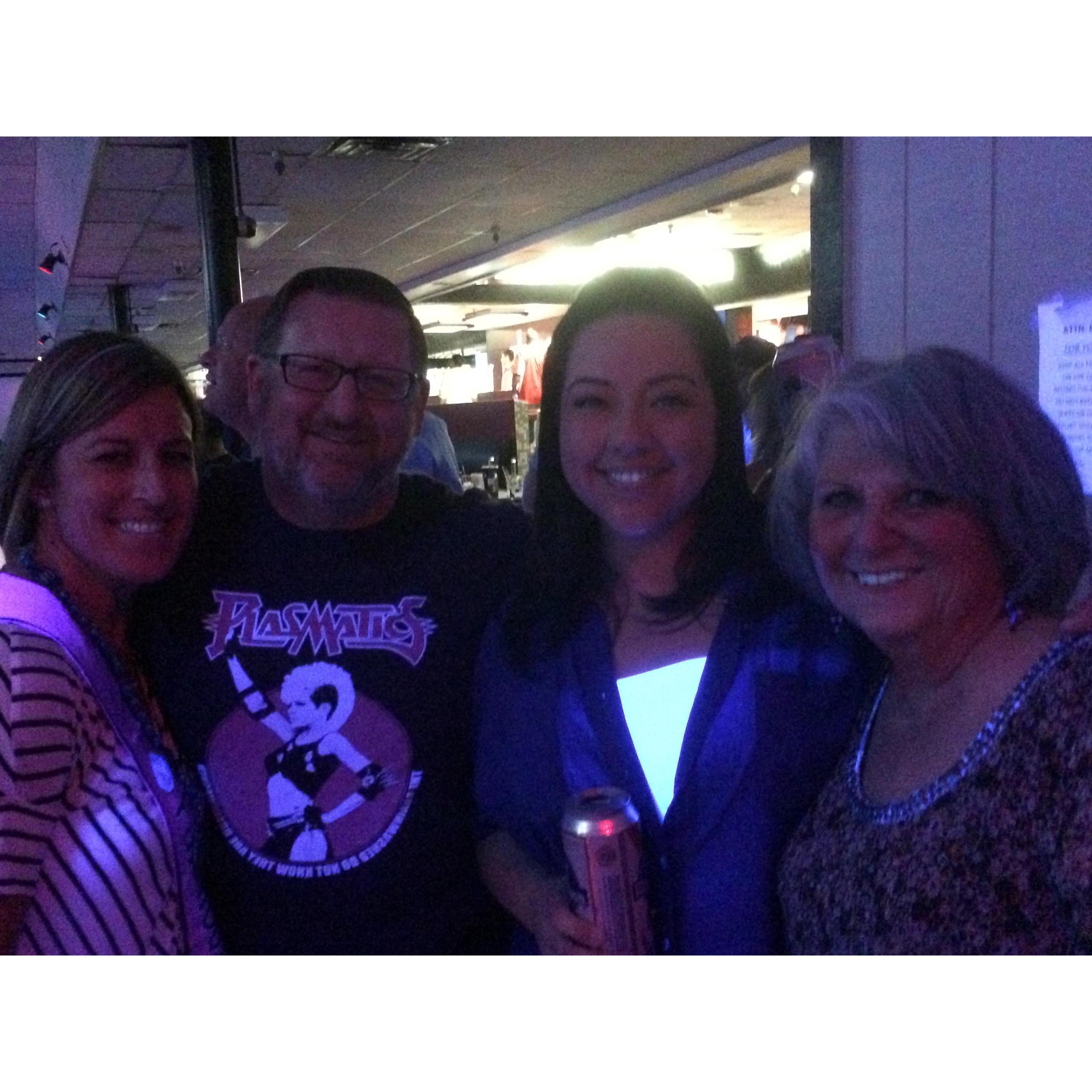 We were celebrating Erin's birthday that night.