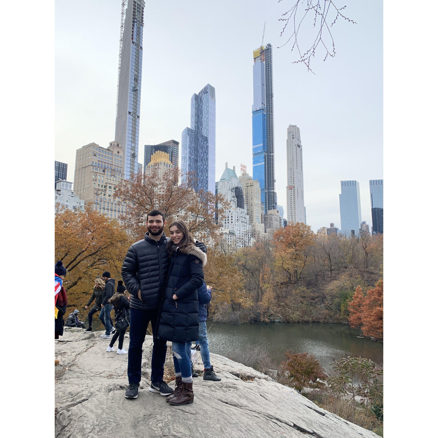 Our first trip to New York when we just started dating.