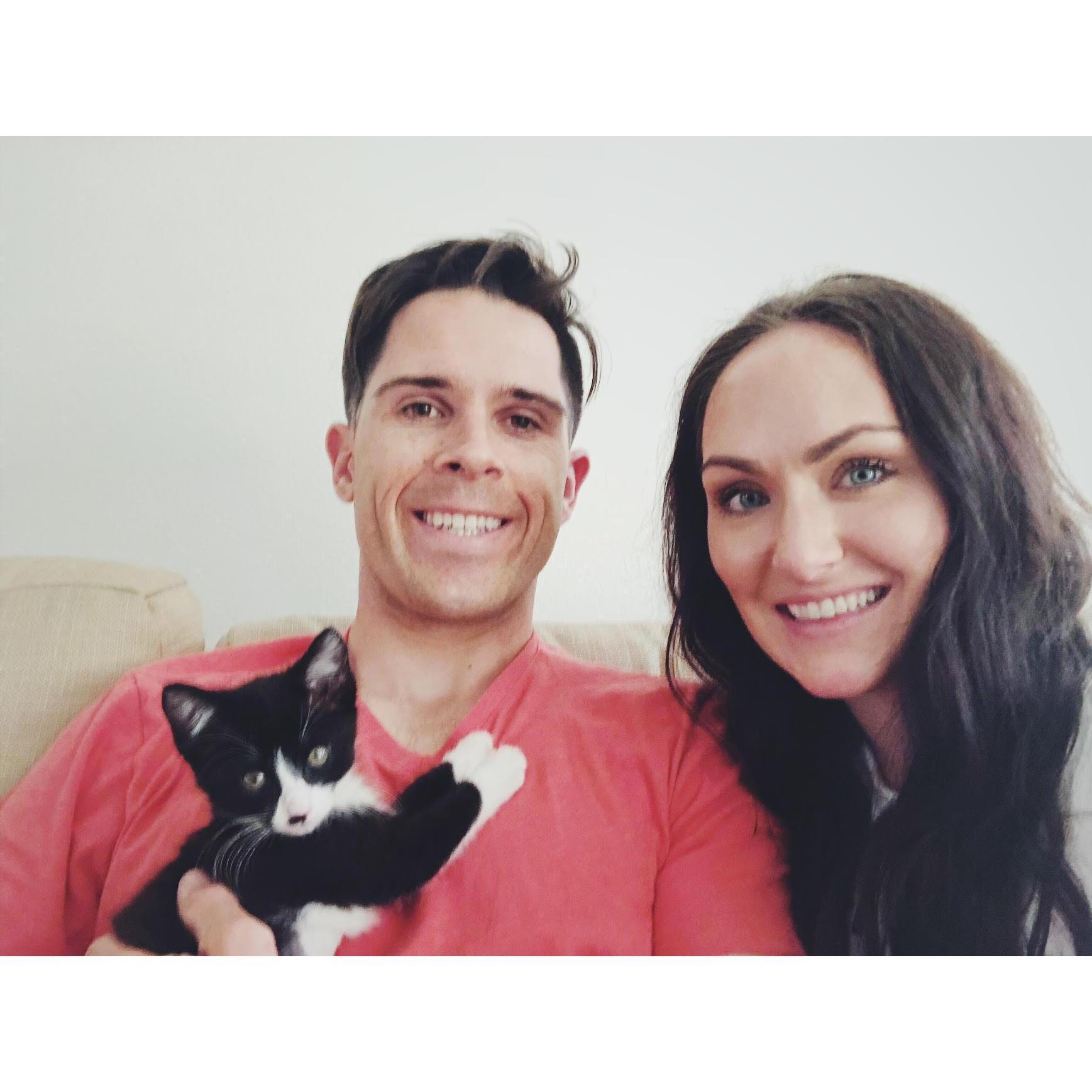 When we brought our fur baby, Louise, home!